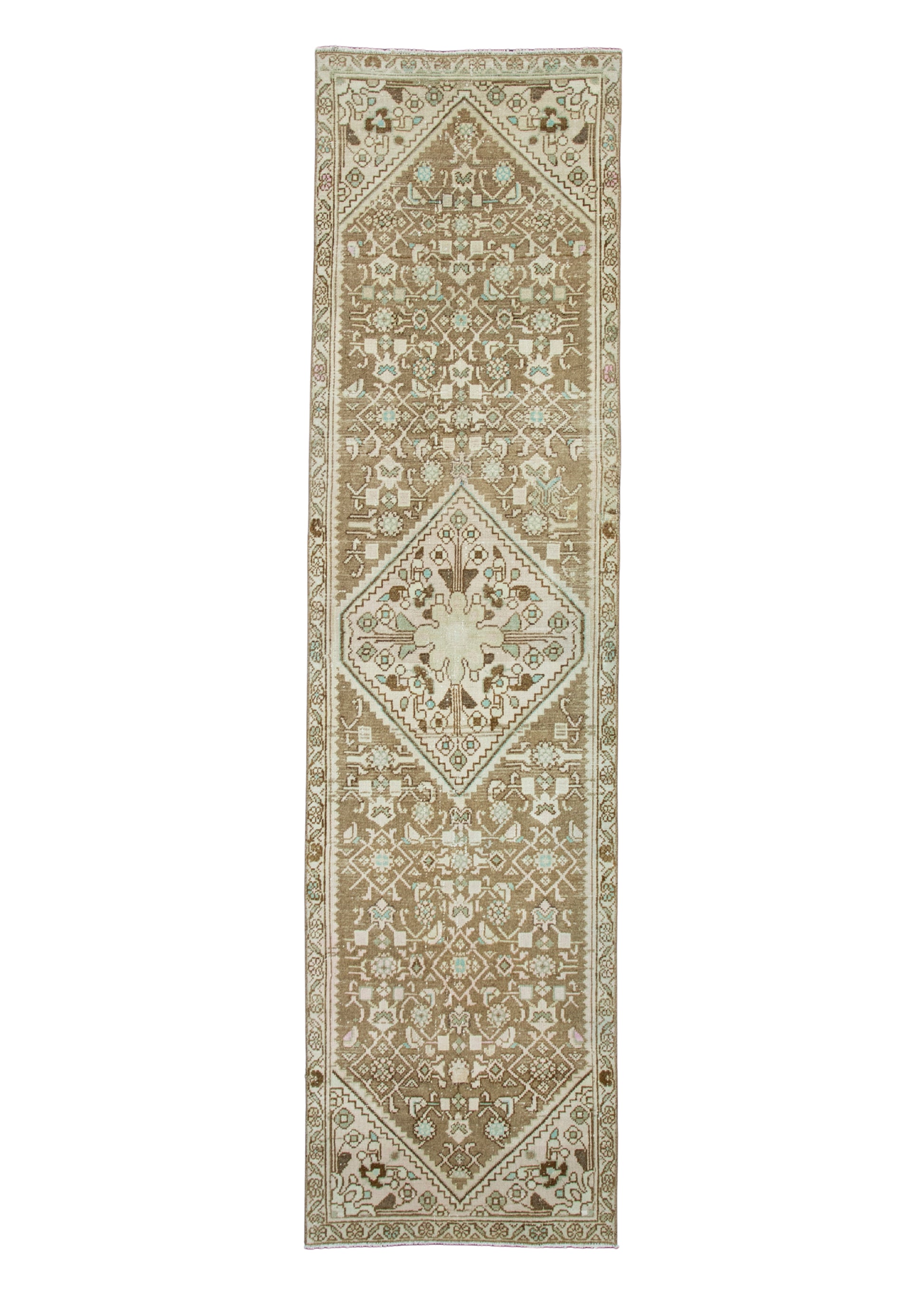 Turkish Vintage Runner Rug 2'4" x 9' #17977