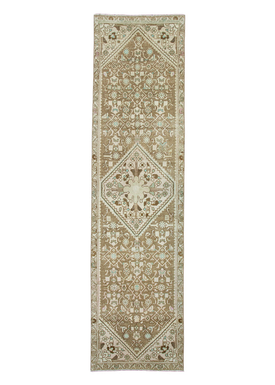 Turkish Vintage Runner Rug 2'4" x 9' #17977