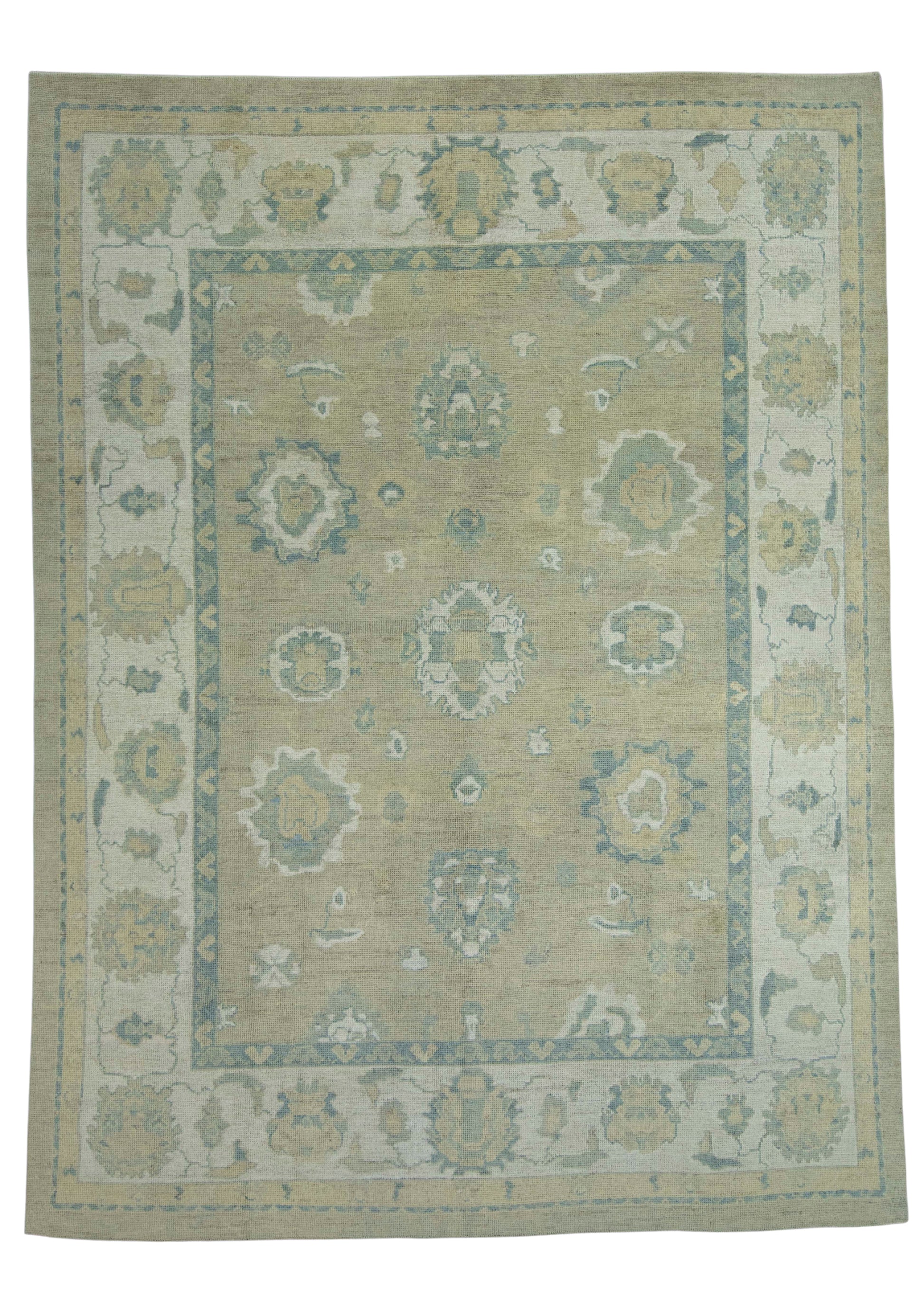 Turkish Oushak Rug 8'8" x 11'7" #18608