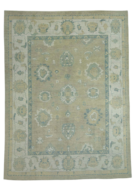 Turkish Oushak Rug 8'8" x 11'7" #18608
