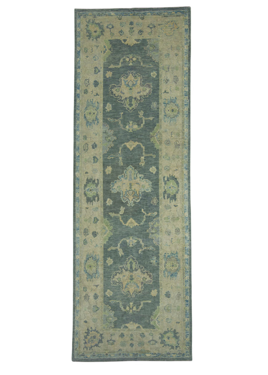 Turkish Oushak Rug 3'11" x 11'8" #18034