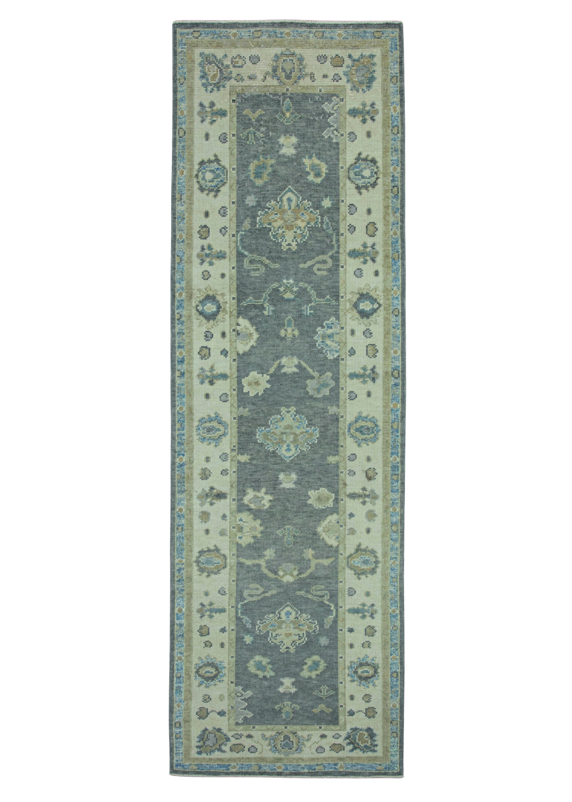 Turkish Oushak Rug 2'10" x 9' #19117
