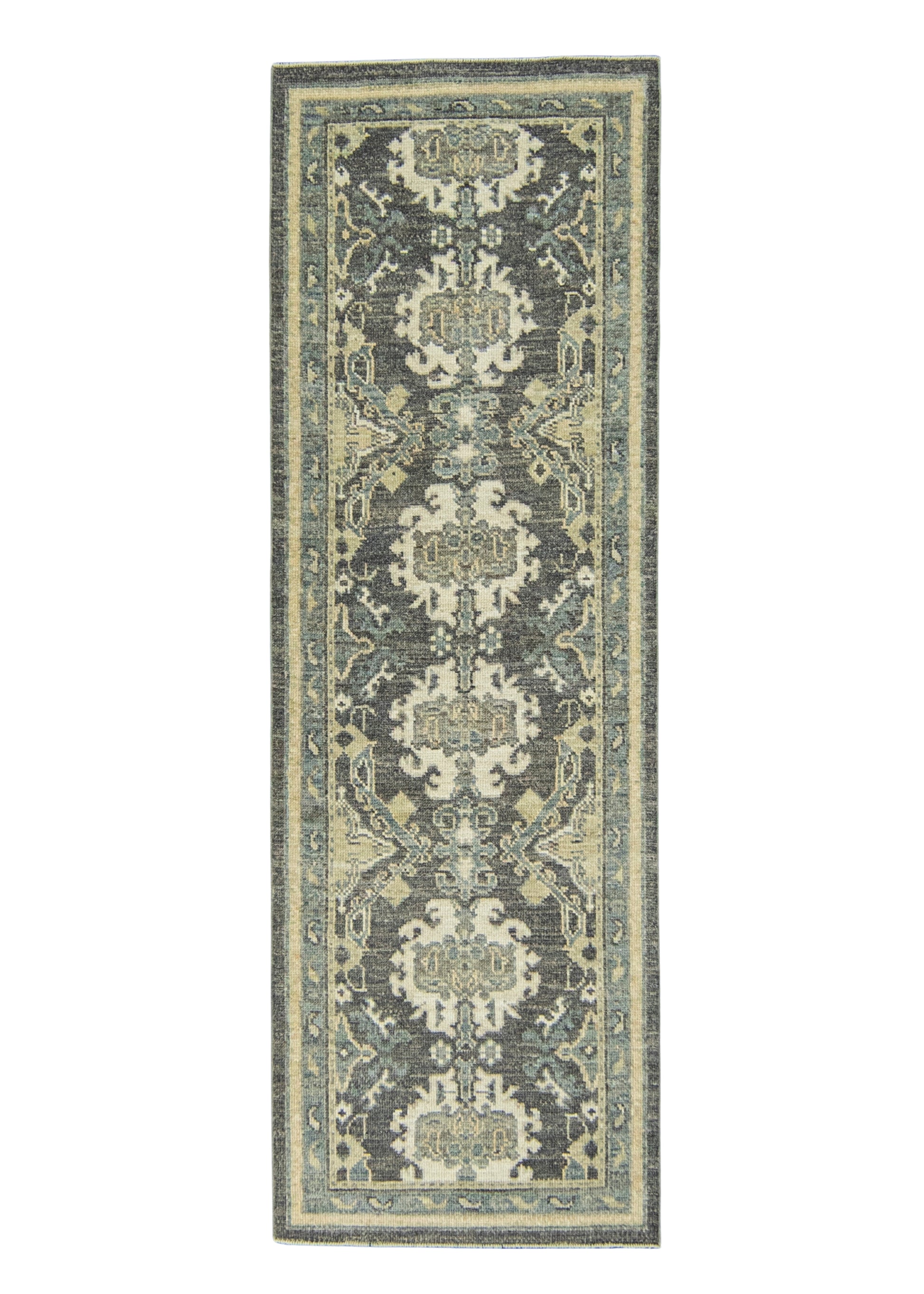 Turkish Oushak Rug 2'10" x 8'8" #20260