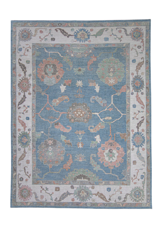 Turkish Oushak Rug 11'8" x 15'7" #17417