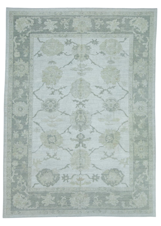Turkish Oushak Rug 9'1" x 12'5" #19363