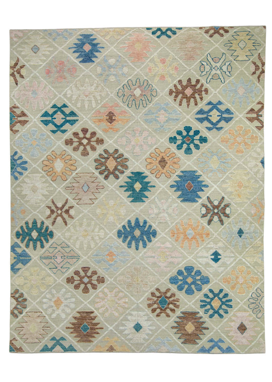 Turkish Kilim Oriental Handmade Flatweave 9'7" x 12'2" #18562