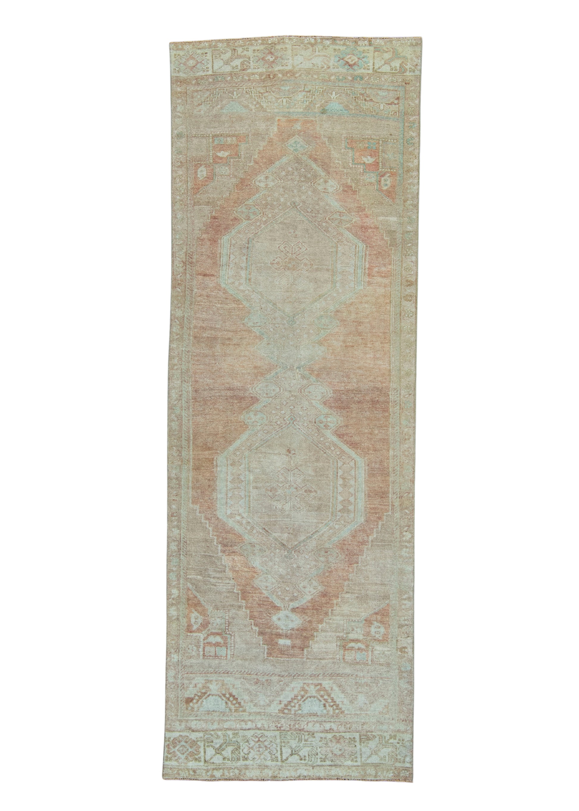 Turkish Vintage Rug 3'8" x 10'9" #20655