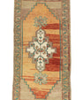 Turkish Mini Rug Oriental Hand Knotted Vintage Rug 1'8" x 3'3" #21222