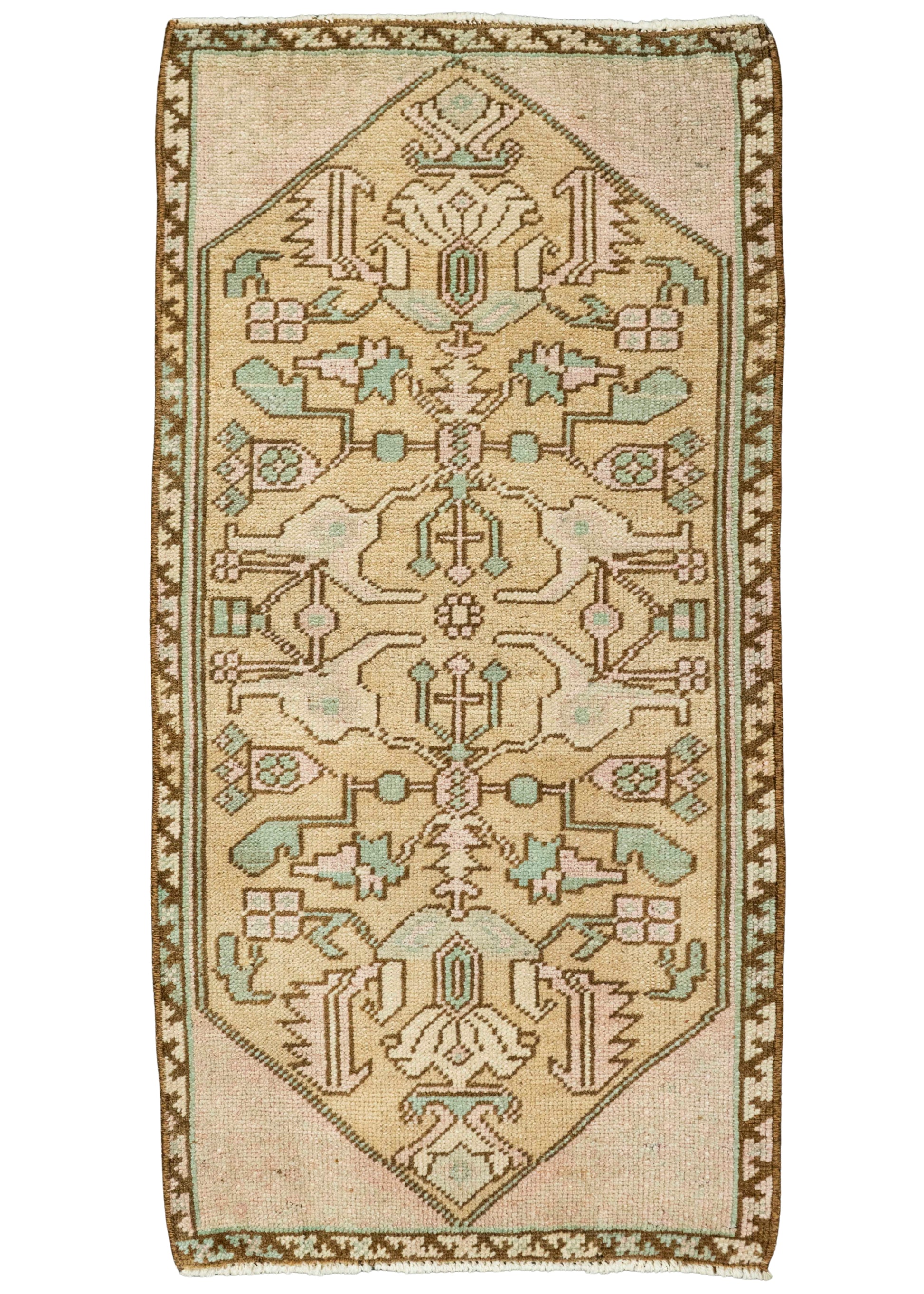 Turkish Yastik Rug  1'7" x  3'1" #23633