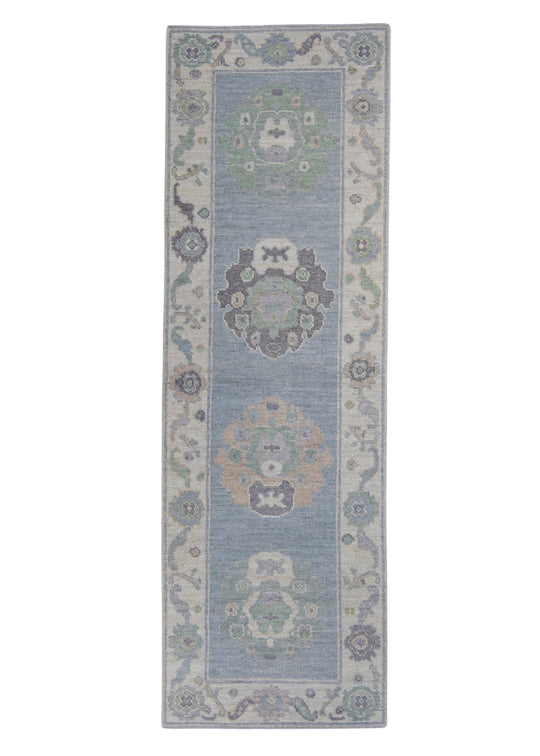 Turkish Oushak Runner Rug 2'9" x 8'6" #16316