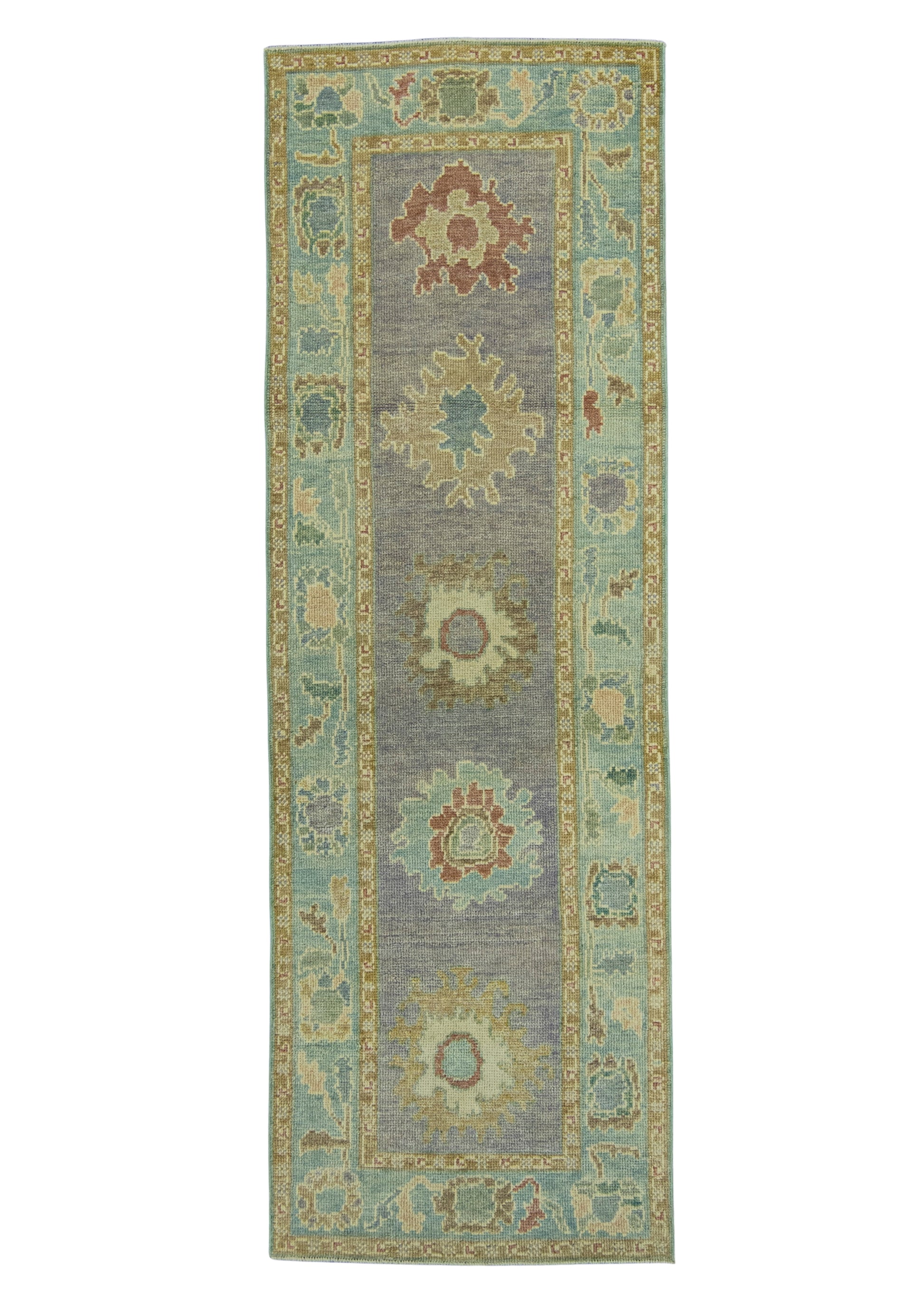 Turkish Oushak Rug 2'10" x 8'6" #19232