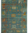 Turkish Oushak Old Wool Rug  10'1" x 13'7" #20004