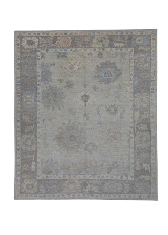 Turkish Oushak Rug 8'7" x 10'2" #16139