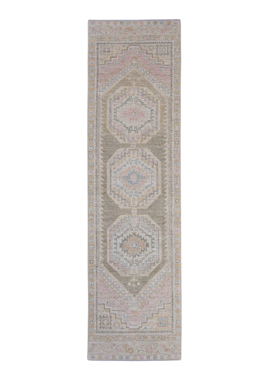 Turkish Oushak Runner Rug 2'9" x 10' #16310