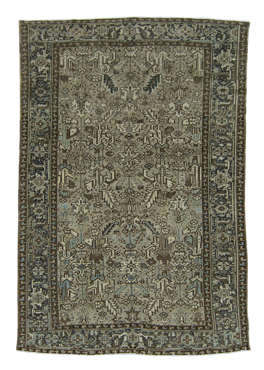 Turkish Vintage Rug 6'11" x 10'2" #16843