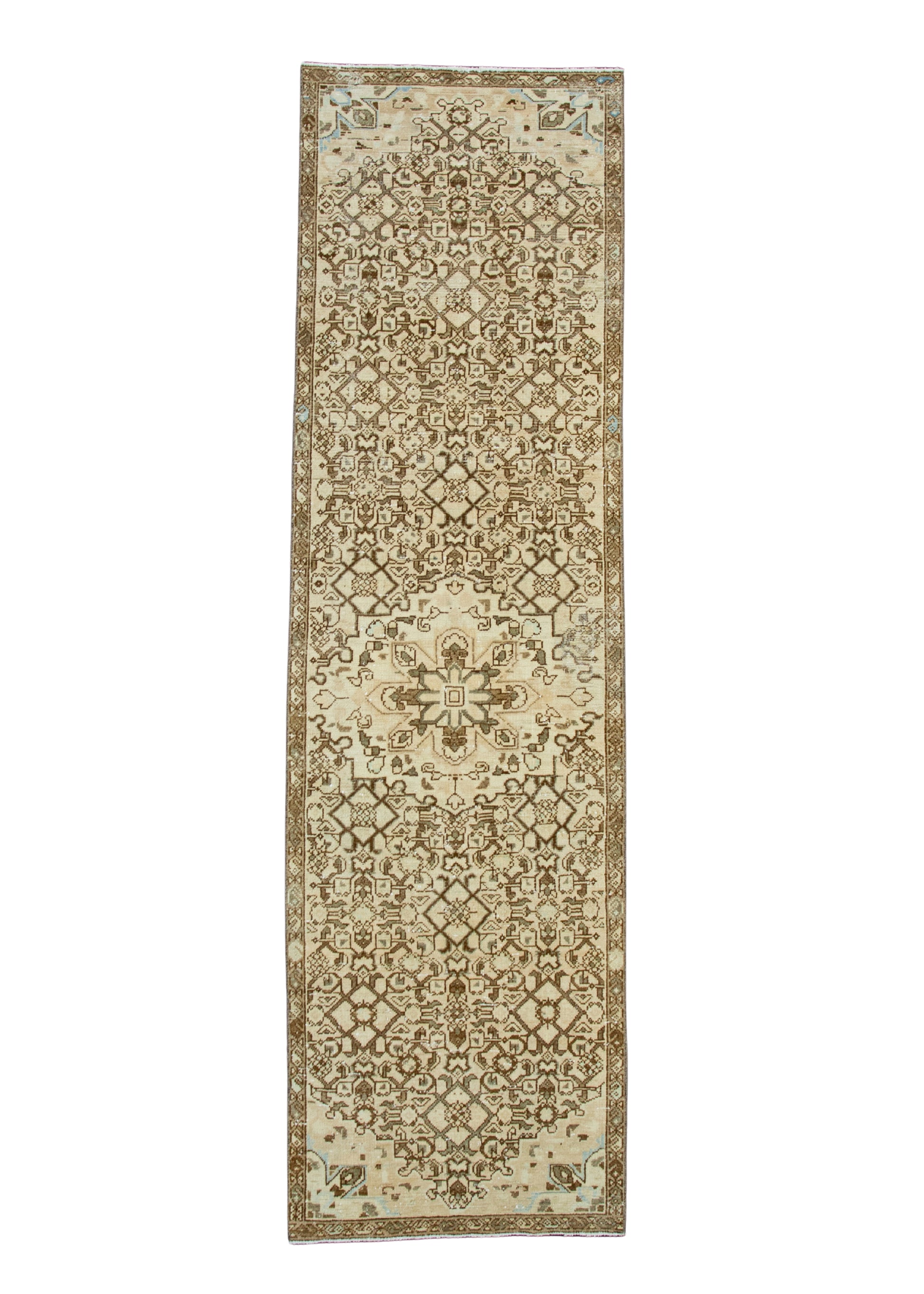 Turkish Vintage Runner Rug 2'5" x 8'6" #17972