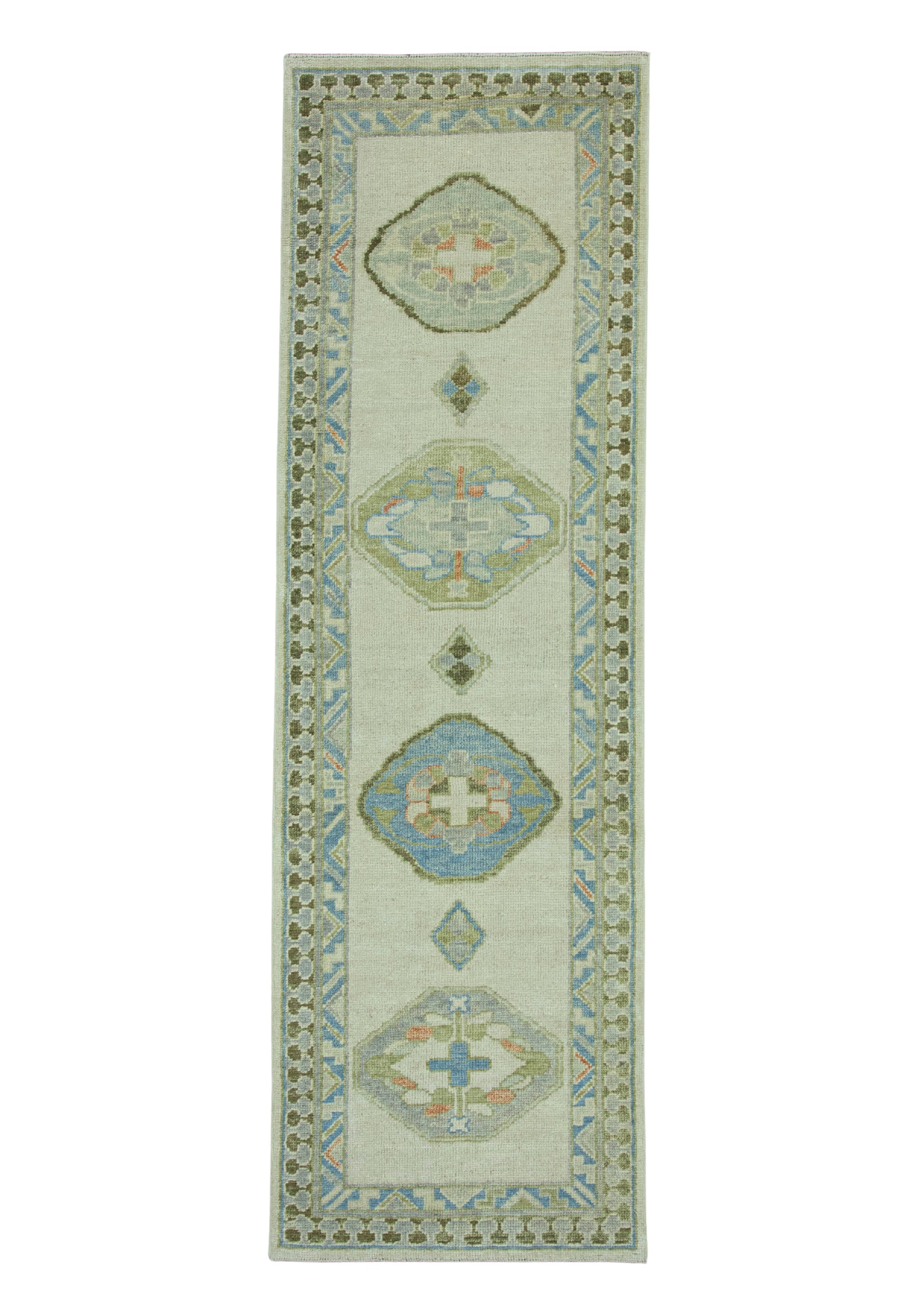 Turkish Oushak Rug 2'7" x 8'4" #19158