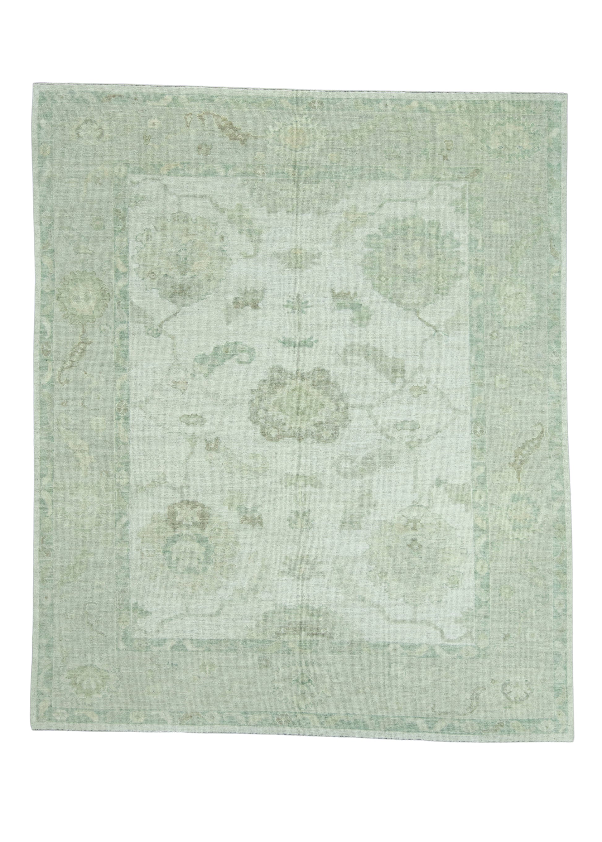 Turkish Oushak Rug 8'1" x 9'9" #19403