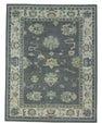 Turkish Oushak Rug 4'2" x 5'2" #17160