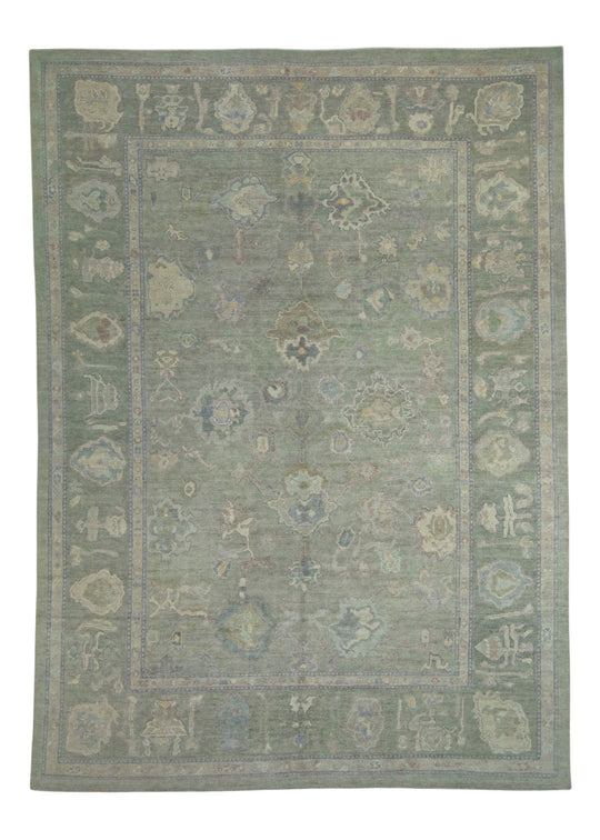 Turkish Oushak Rug 8'11" x 12'4" #18675