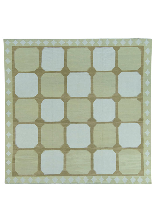 Turkish Square Kilim Oriental Handmade Flat Weave 10'1" x 9'10" #19511