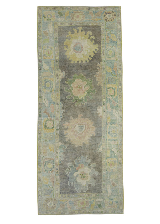 Turkish Oushak Rug 4'1" x 9'9" #18048