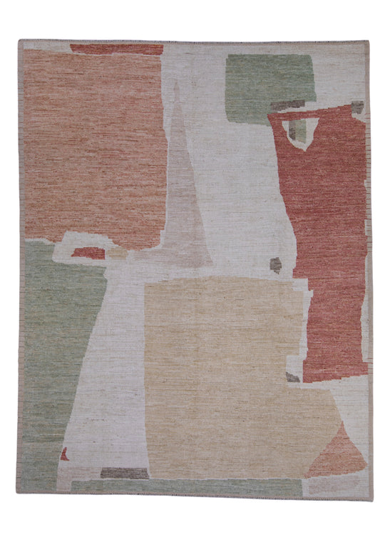 Hand Knotted Modern Rug 10'10" x 13'9" #9029