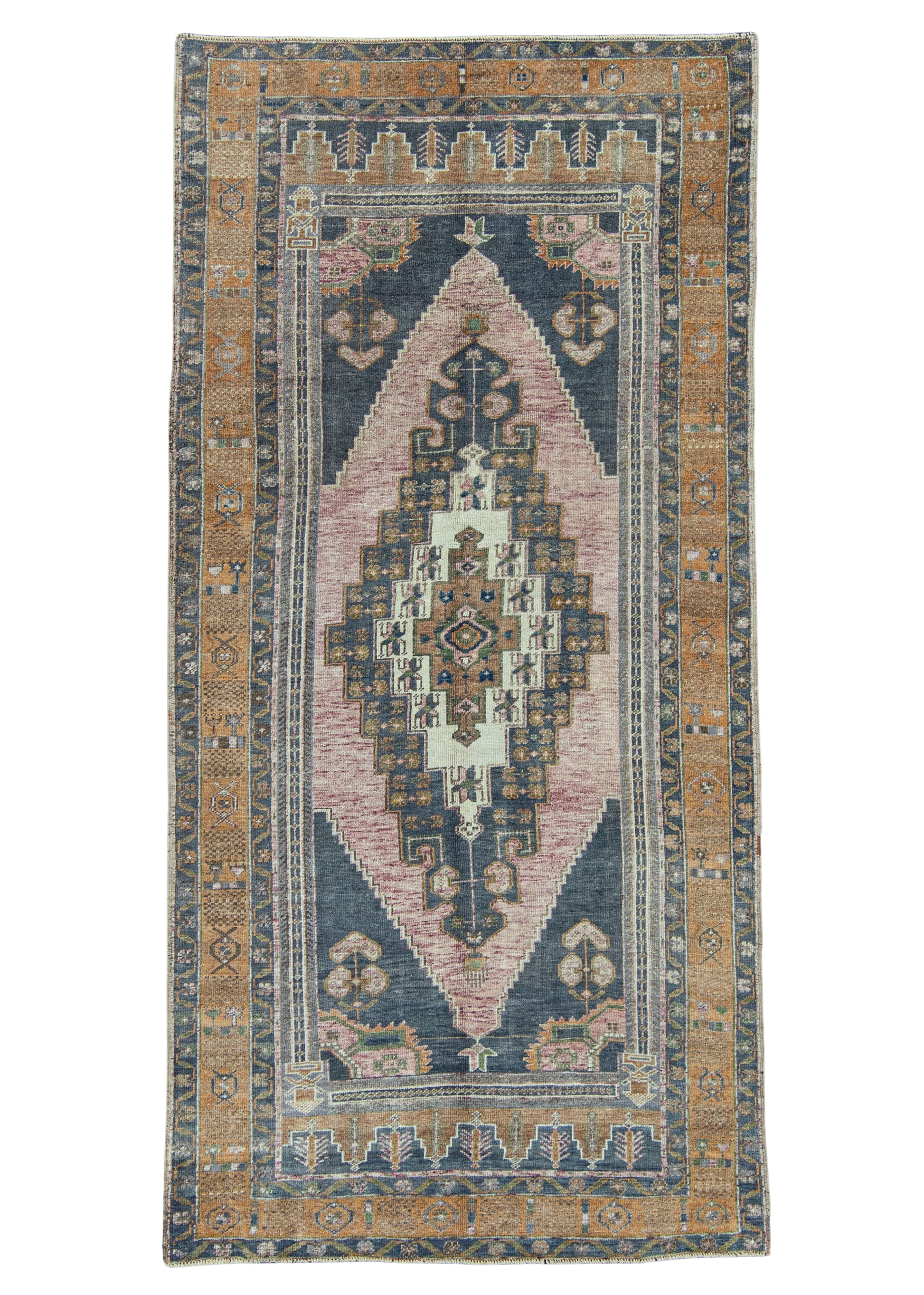 Turkish Vintage Rug 4'8" x 9'7" #20551