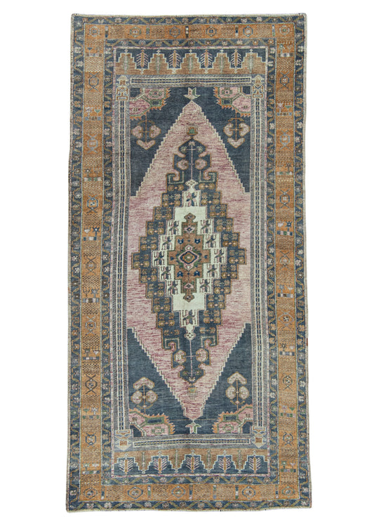 Turkish Vintage Rug 4'8" x 9'7" #20551