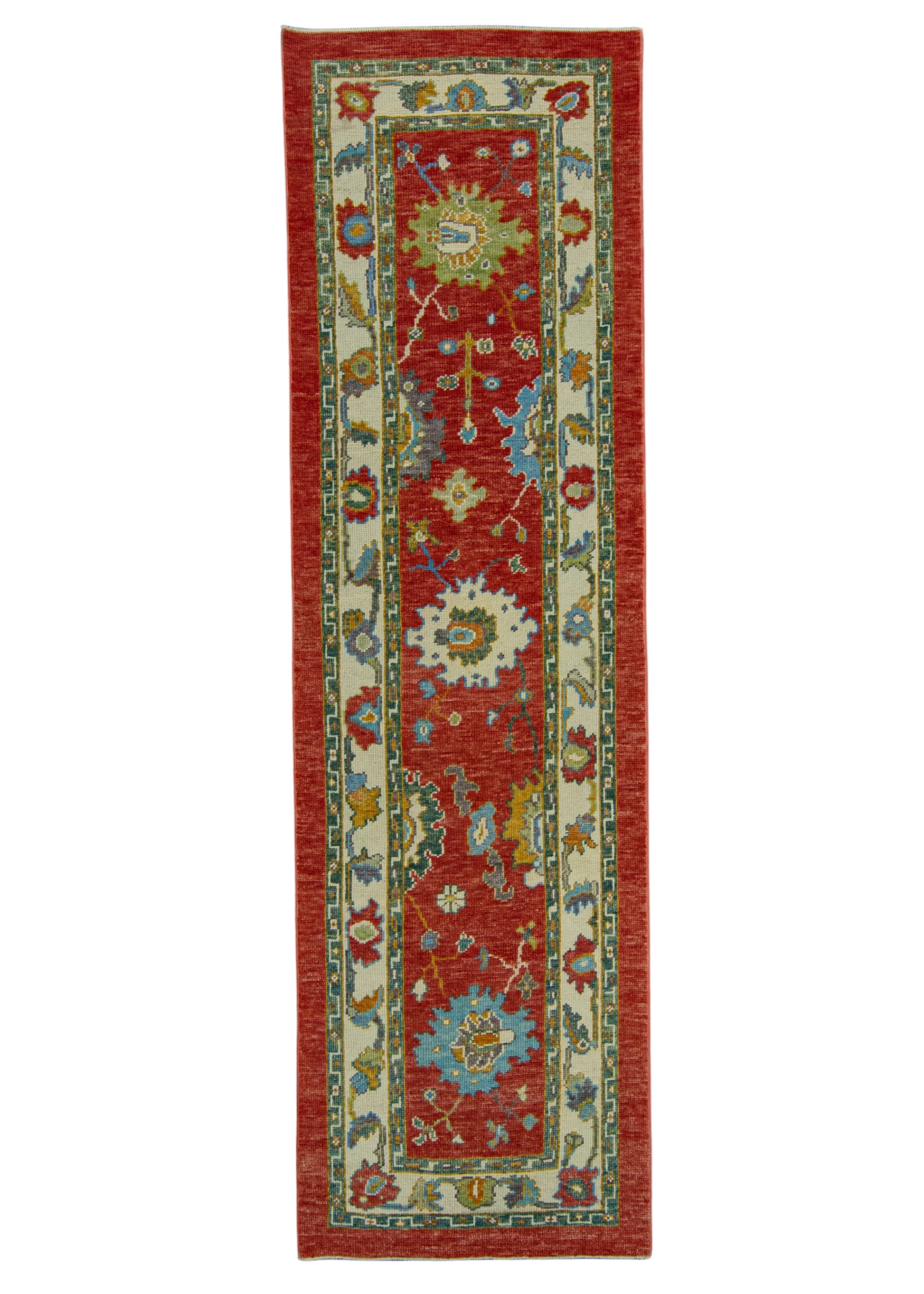 Turkish Oushak Rug 2'11" x 10' #19526