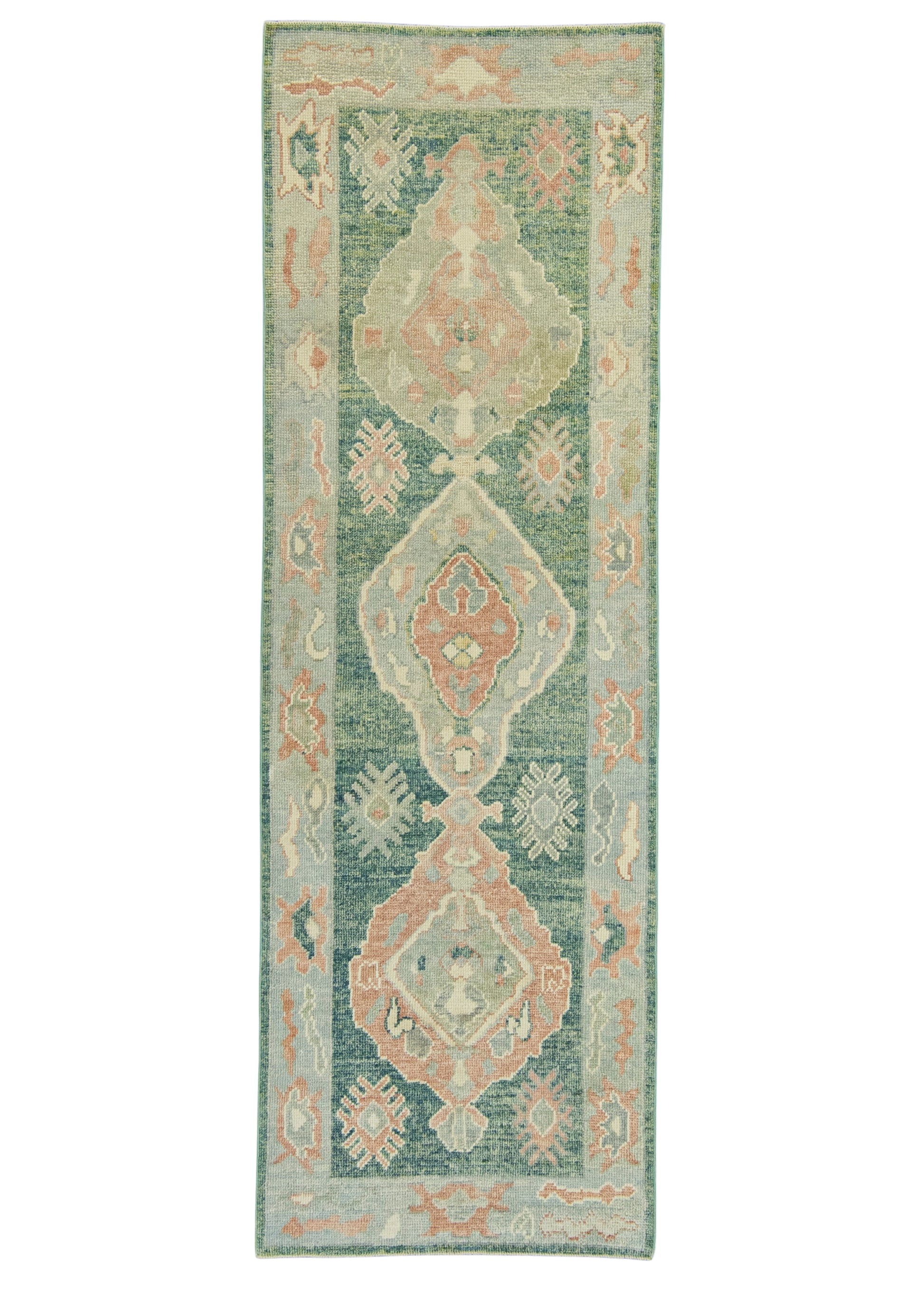 Turkish Oushak Runner Rug 2'10" x 8'8" #22309