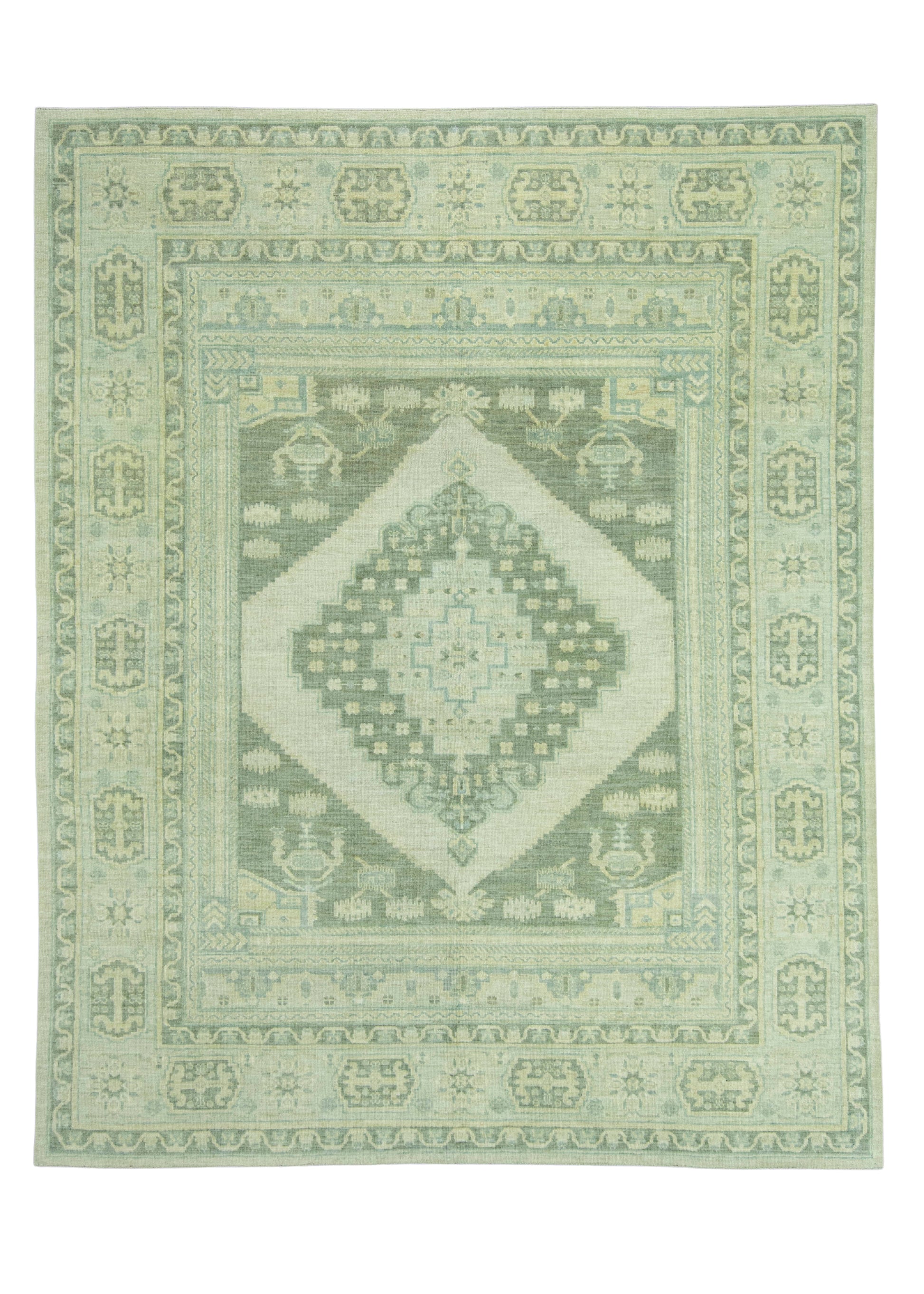 Turkish Oushak Antique Look Rug 8'4" x 10'6" #20071