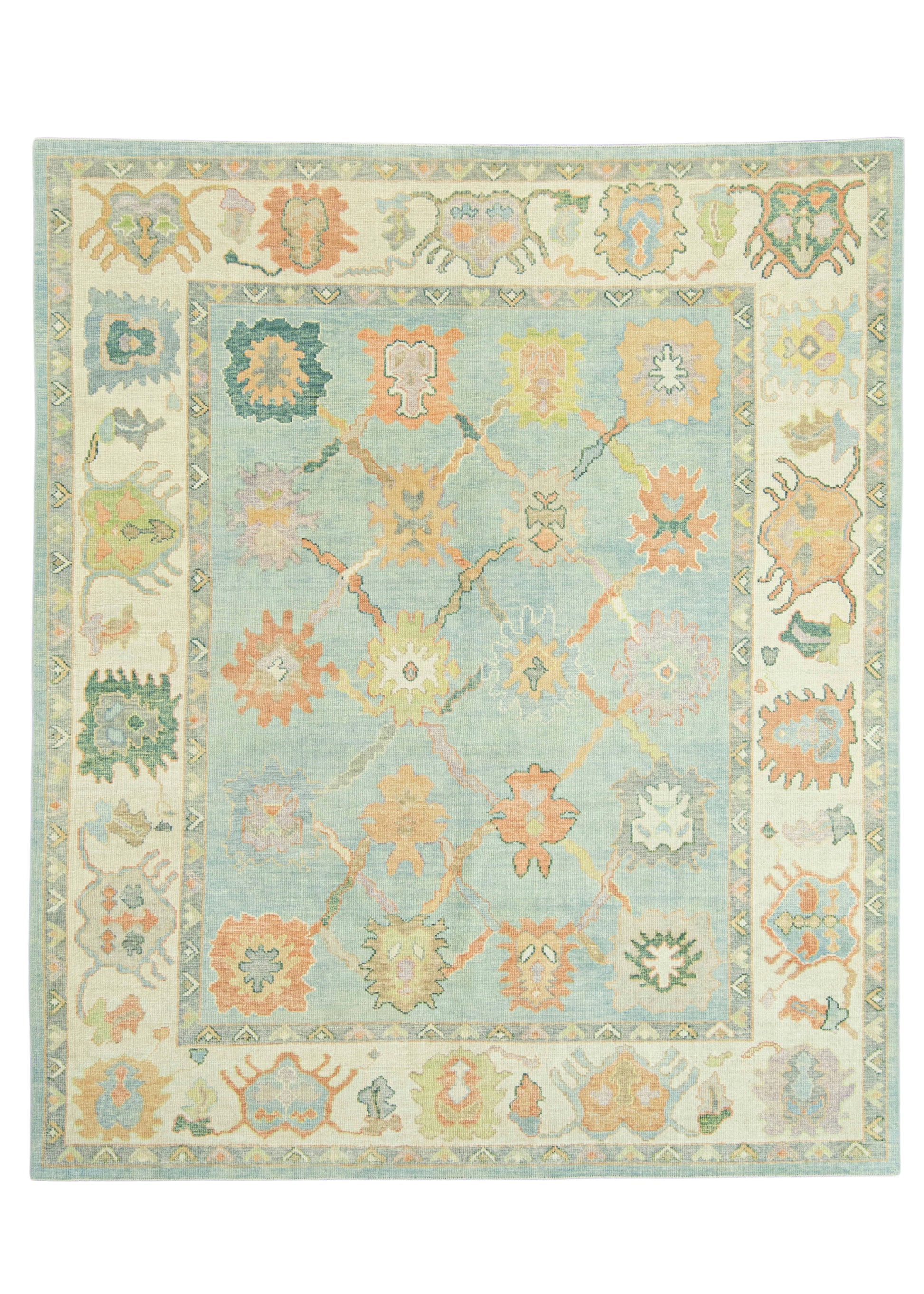 Turkish Oushak Rug 8'5" x 10' #22183