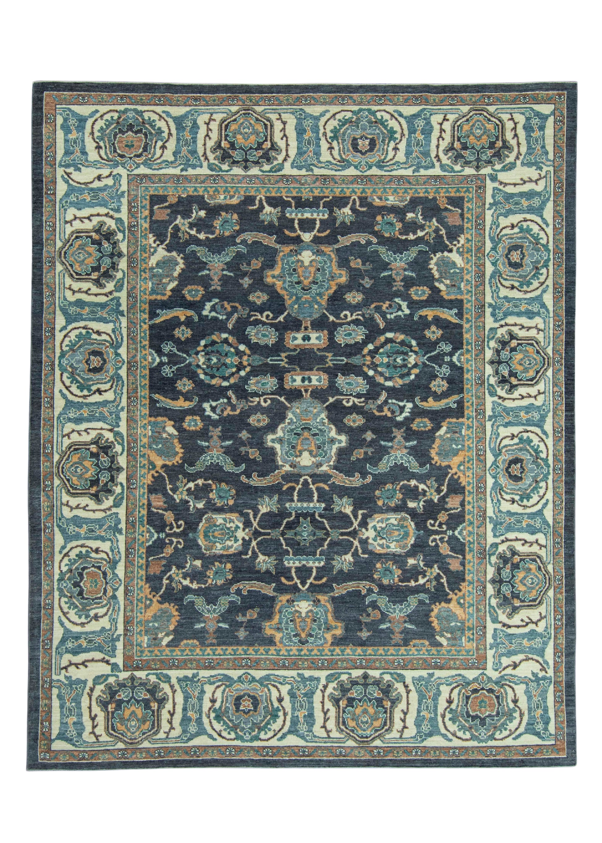 Turkish Oushak Antique Look Rug 8'3" x 10'4" #20067
