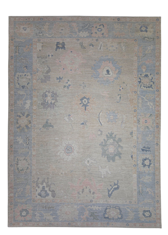 Turkish Oushak Rug 12'7" x 17'4" #17222