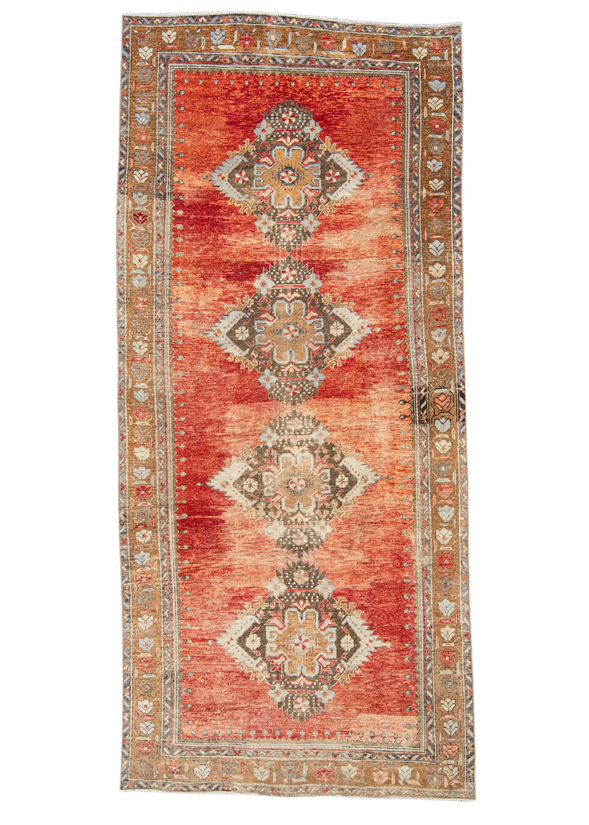 Turkish Vintage Rug  4'8" x 10'3 #21395