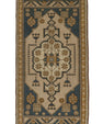 Turkish Mini Rug Oriental Hand Knotted Vintage Rug 1'11" x 3'6" #21204