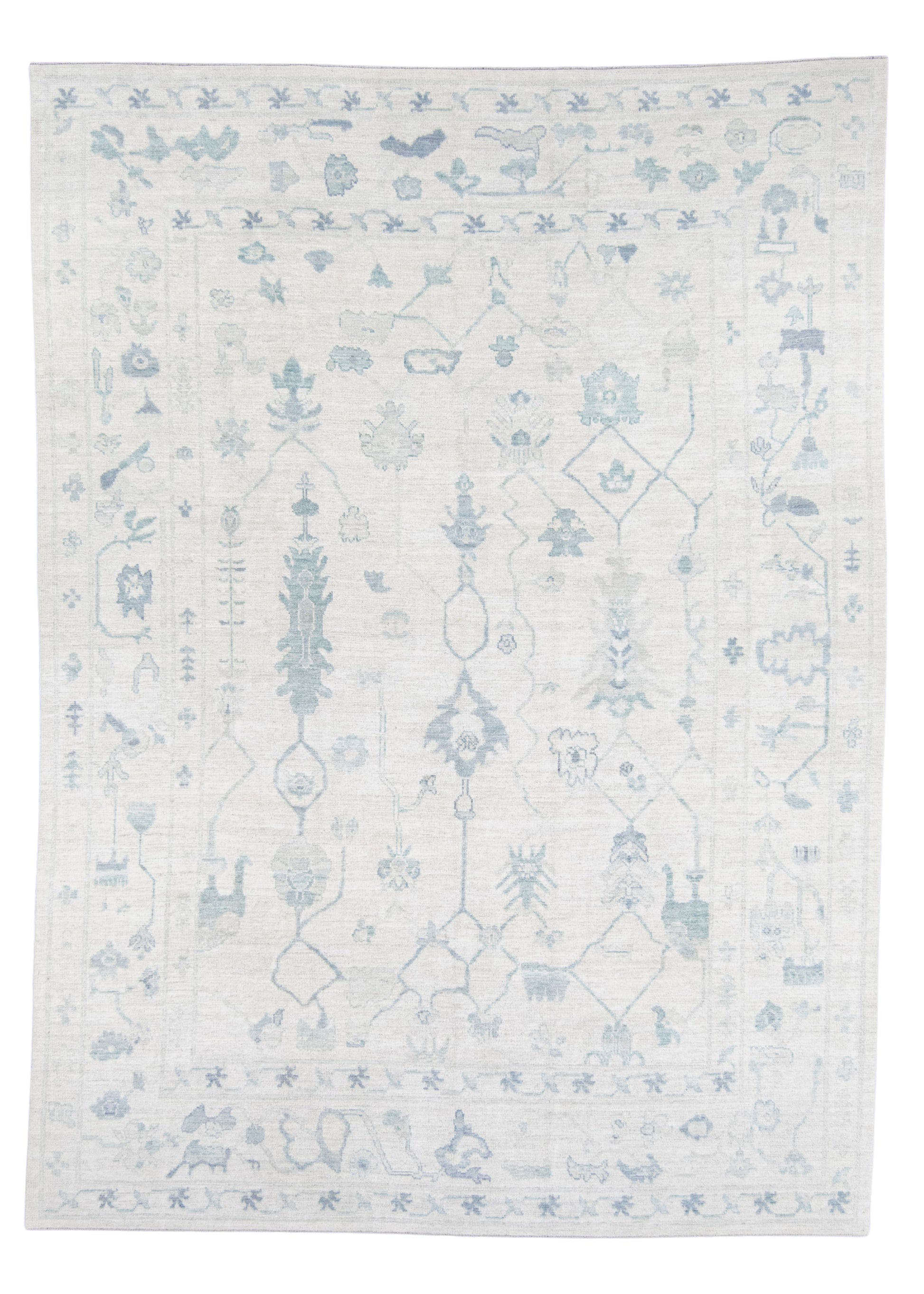 Turkish Oushak Rug 9'2" x 12'7" #20341