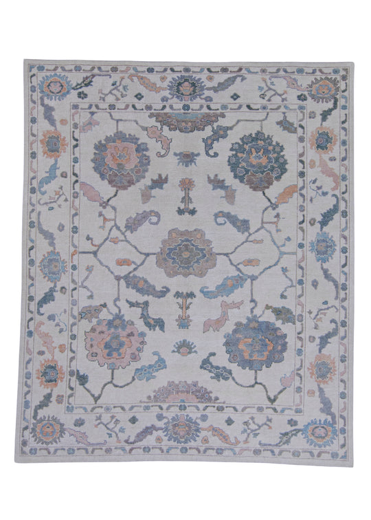 Turkish Oushak Rug 8'6" x 10'2" #16780