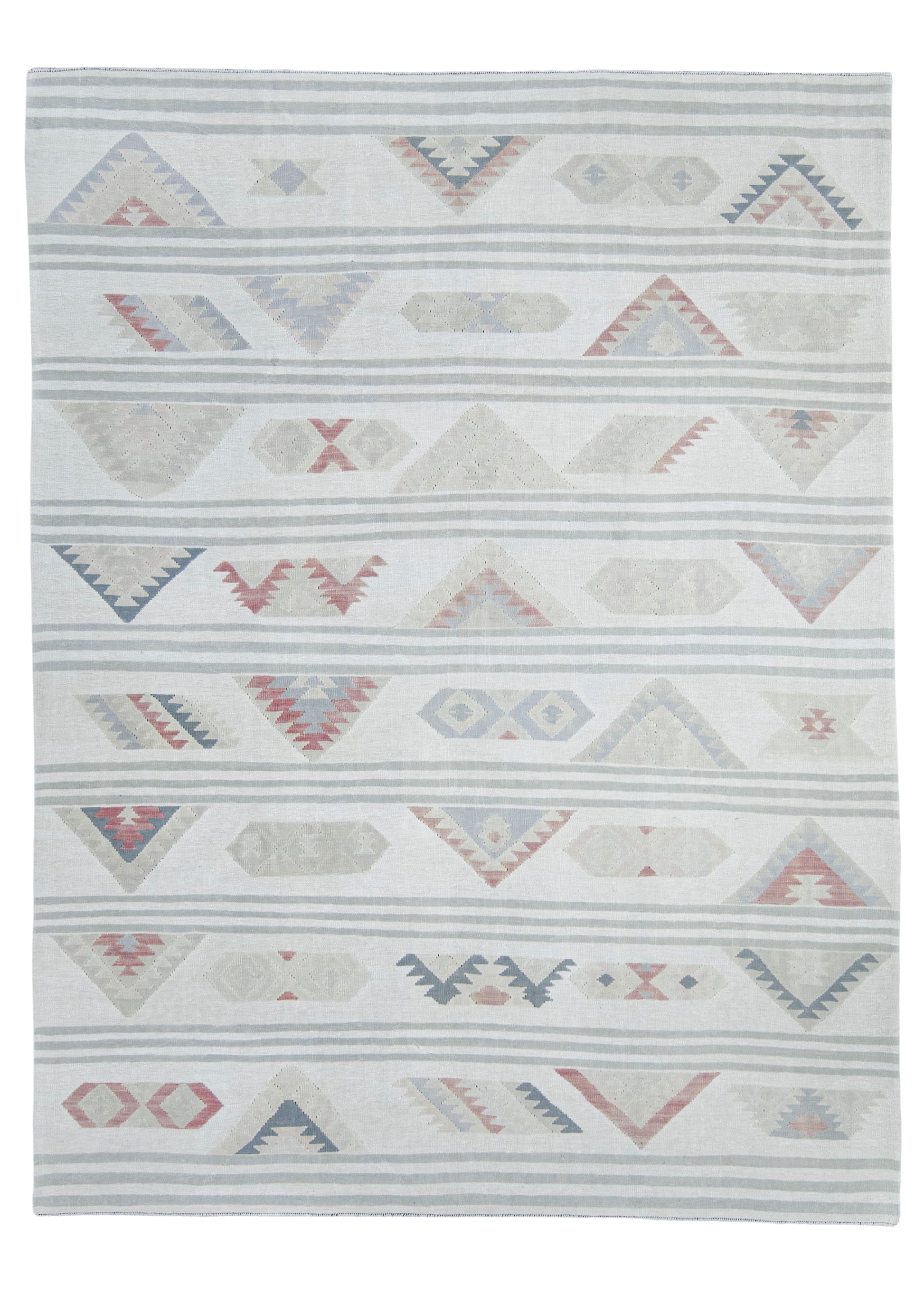 Turkish Kilim Oriental Handmade Flatweave 7'10" x 10'4" #20278