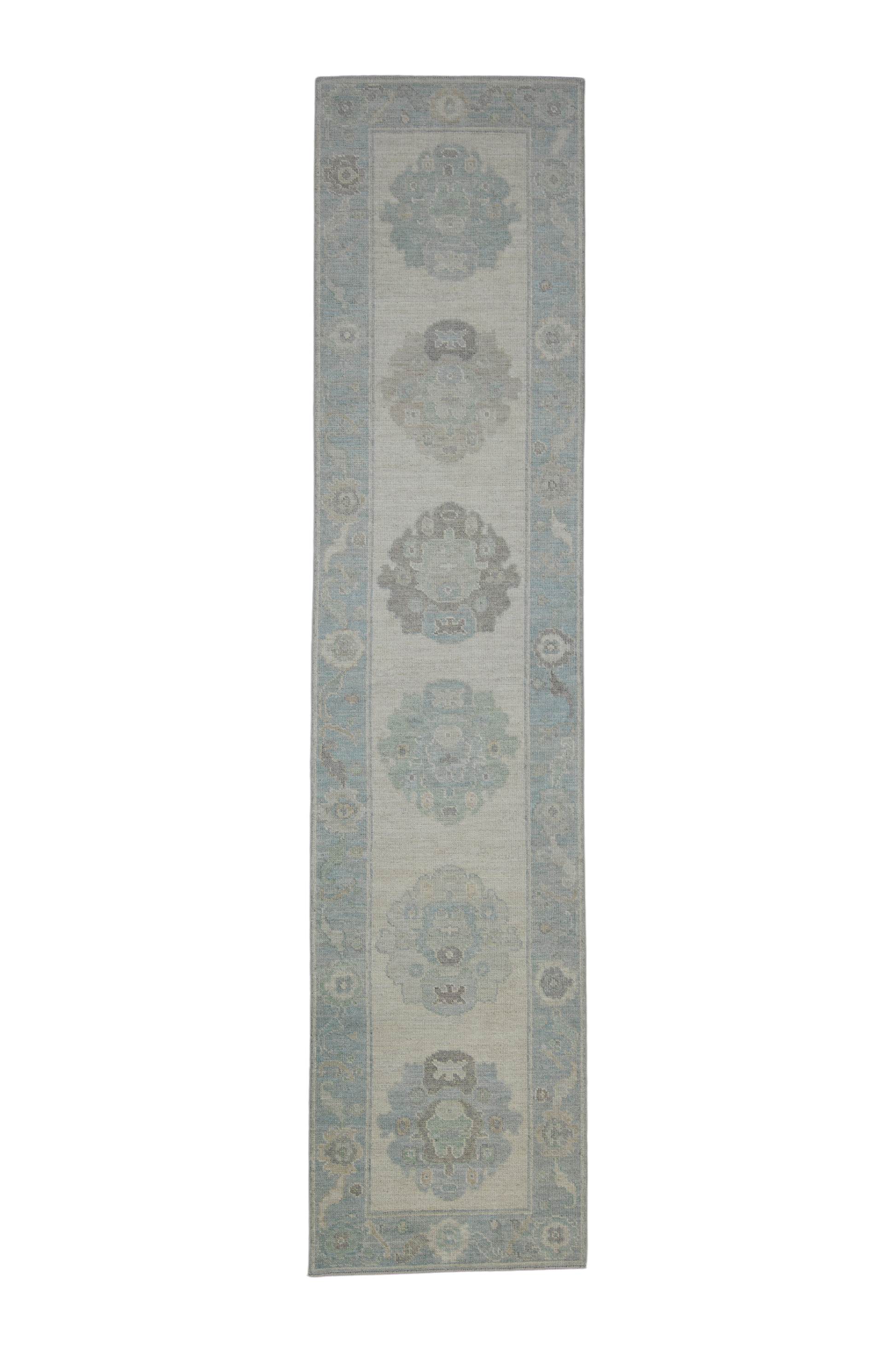 Turkish Oushak Rug 2'9" x 12'1" #11576