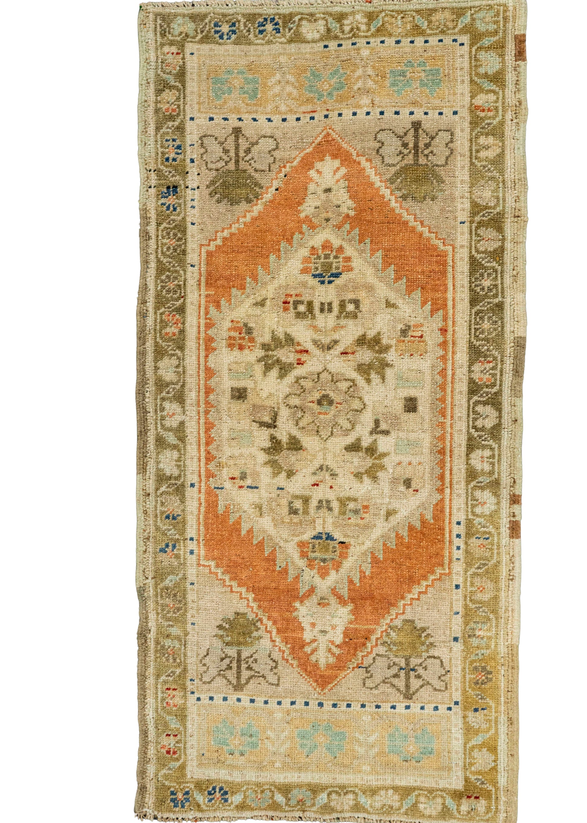 Turkish Yastik Rug  1'10" x  3'9" #23614