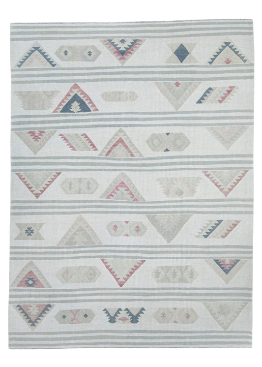 Turkish Kilim Oriental Handmade Flatweave 7'10" x 10'5" #20275