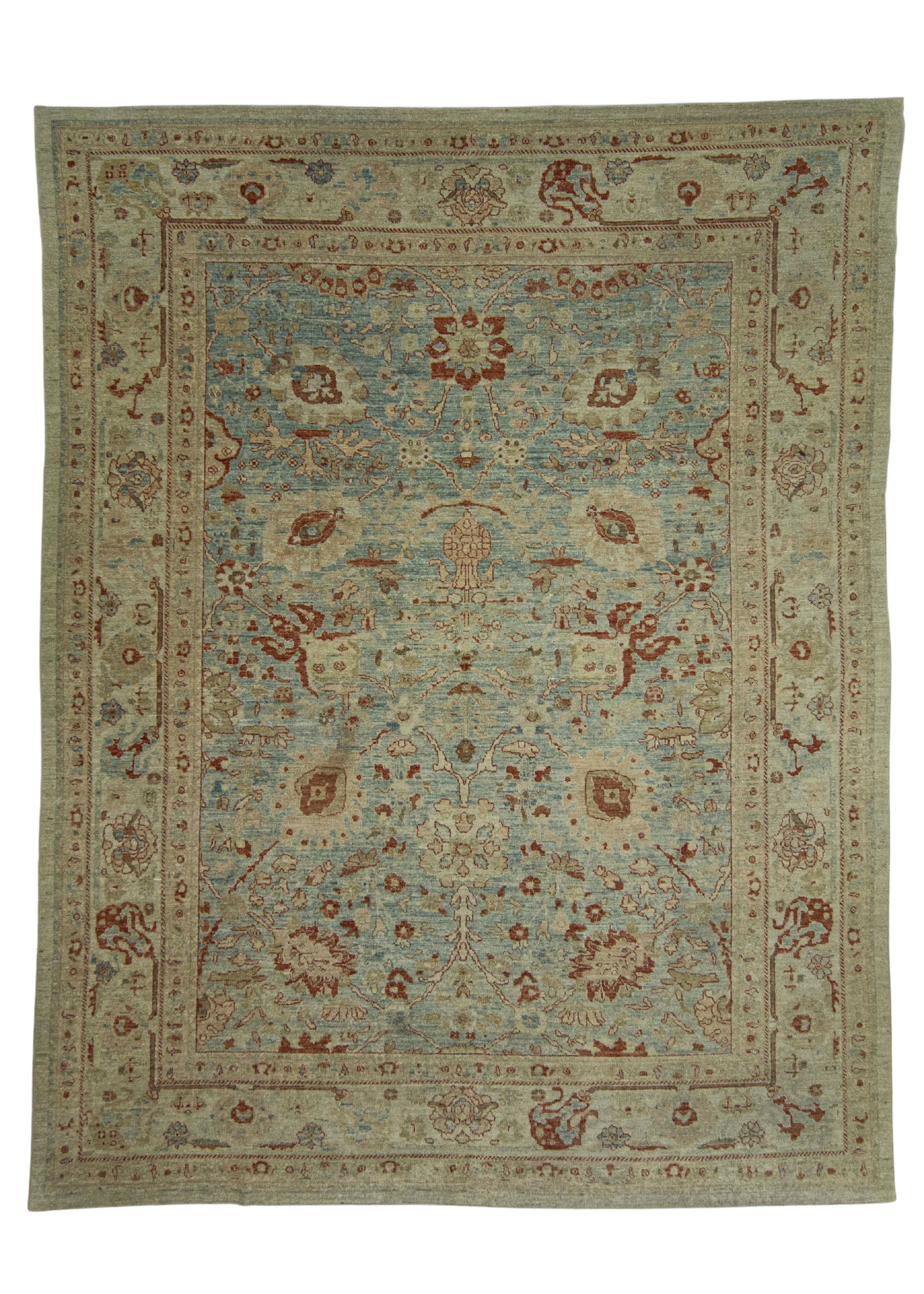 Turkish Oushak Antique Look Rug 9'5" x 12'2" #21486