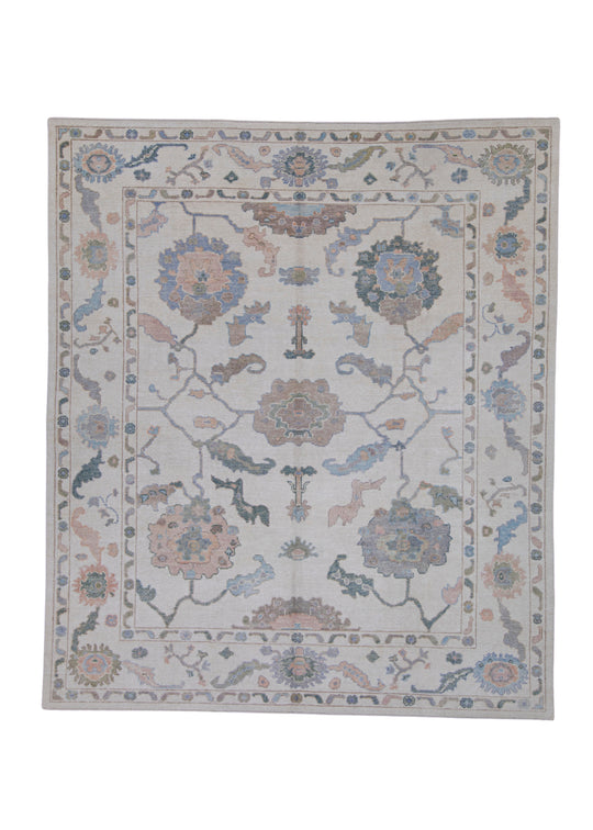 Turkish Oushak Rug 8'4" x 9'8" #16743