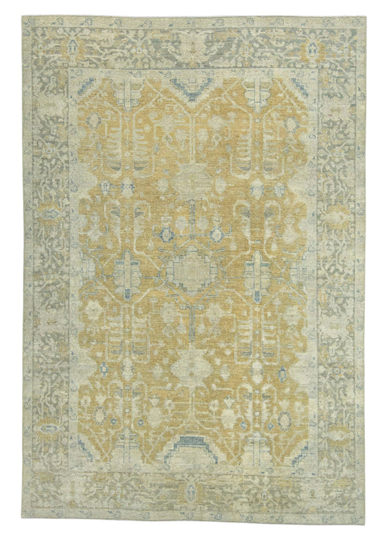 Turkish Oushak Rug 5'11" x 8'8" #18684