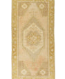 Turkish Mini Rug Oriental Hand Knotted Vintage Rug 1'6" x 2'11" #21242