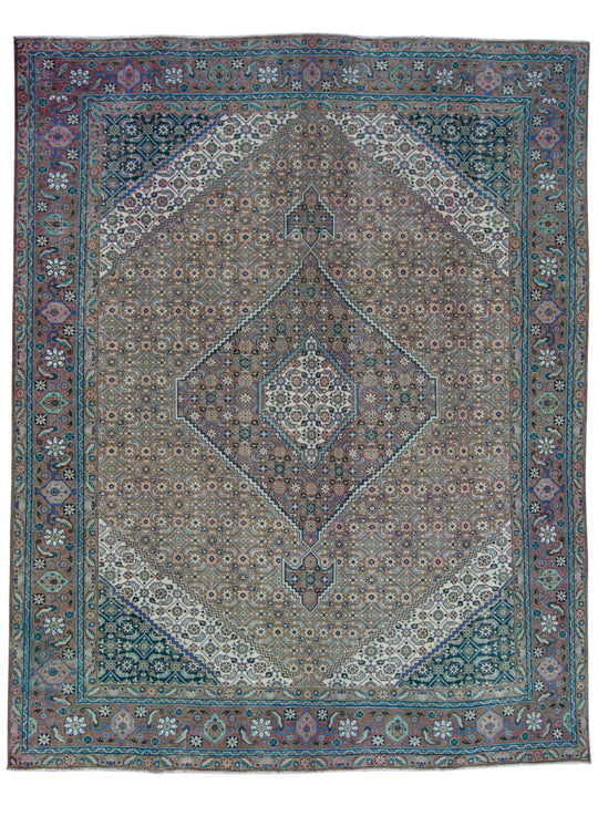 Turkish Vintage Rug 10' x 12'8" #20585