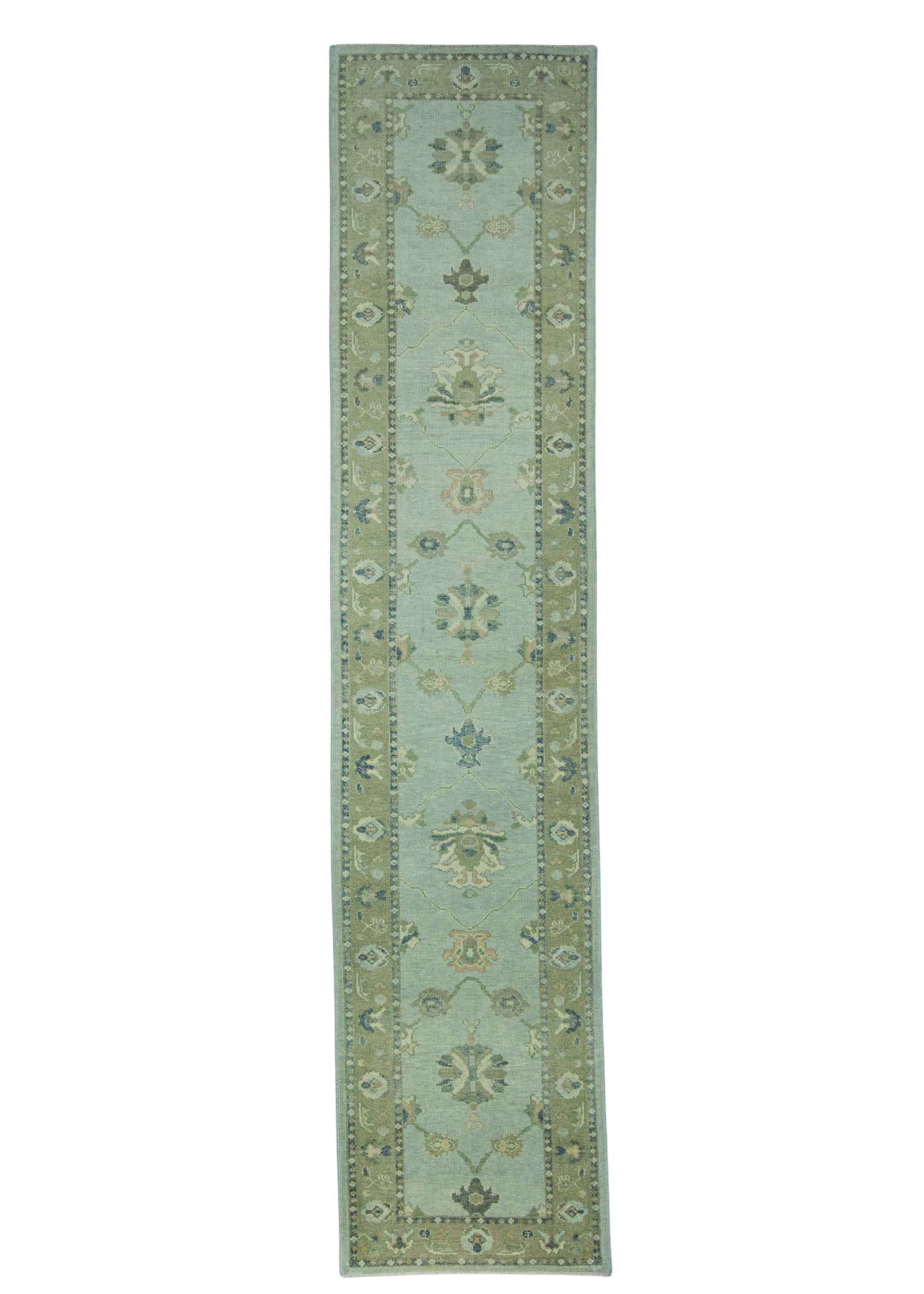 Turkish Oushak Rug 3'2" x 14'6" #19129