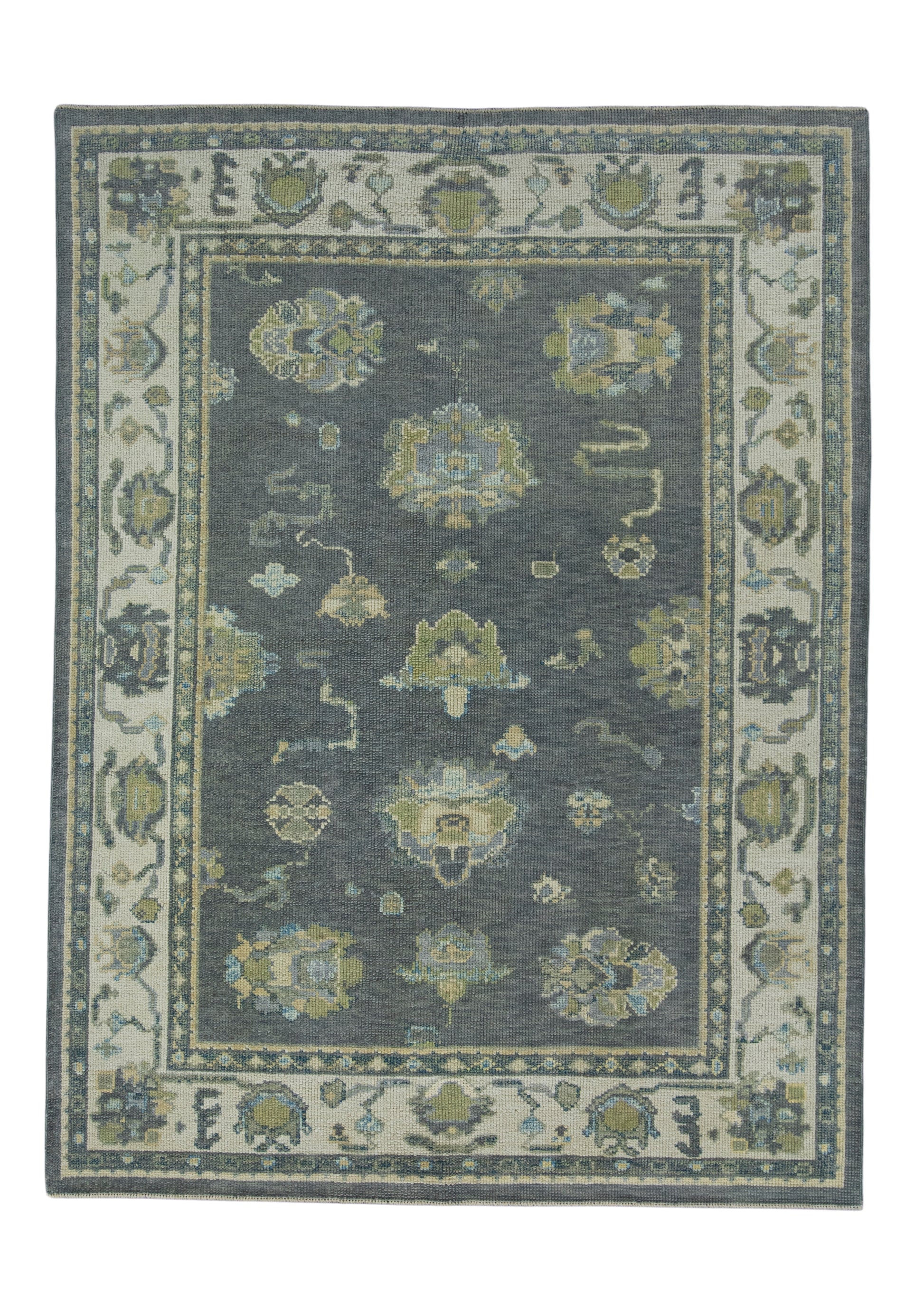 Turkish Oushak Rug 5'1" x 6'9" #17107